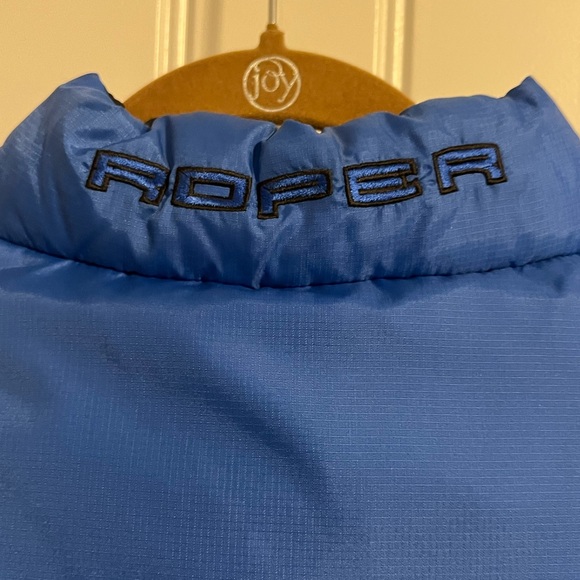 #3280. Roper Range Gear Insulated Reversible Black/Blue Vest. Men's Size XXL - Picture 14 of 16
